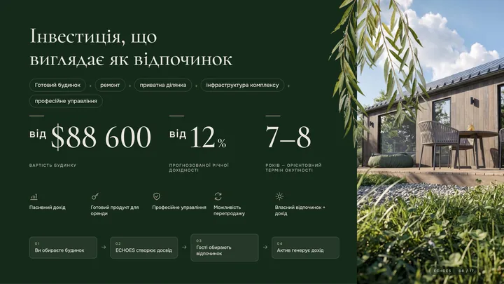 Інвест-презентація ECHOES, сторінка 8 з 17